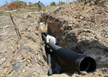 Sustituida tubería de aguas servidas en Buenaventura, municipio Los Guayos