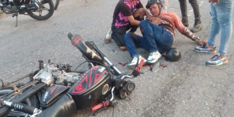 Otro motorizado lesionado en accidente de tránsito en Carabobo