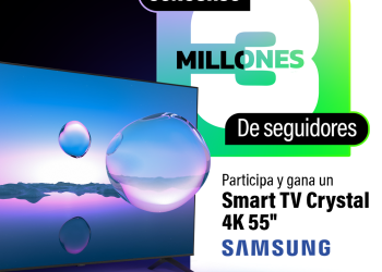 Ivoo celebra sus 3 millones de seguidores con sorteo de Smart Tv 55’’