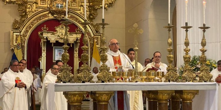 Monseñor Saúl Figueroa durante Misa Crismal: «La inscripción de candidatos se hizo de una manera muy burda y grosera»