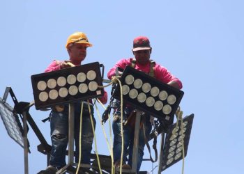Intensifican el mantenimiento y reactivación de torres de alumbrado en Naguanagua