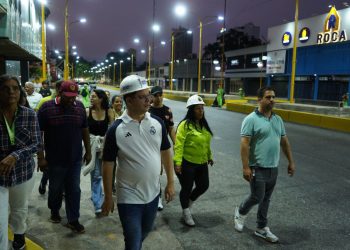 Alcalde Fuenmayor supervisó avances en trabajos de rehabilitación integral de la avenida Bolívar de Valencia
