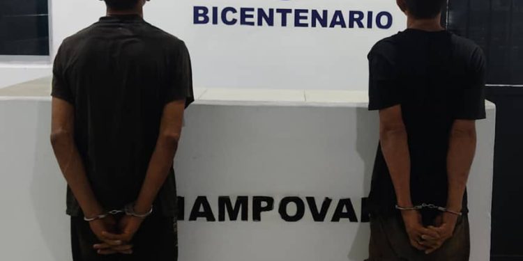 Polivalencia aprehendió a dos hombres dedicados al hurto en comercios