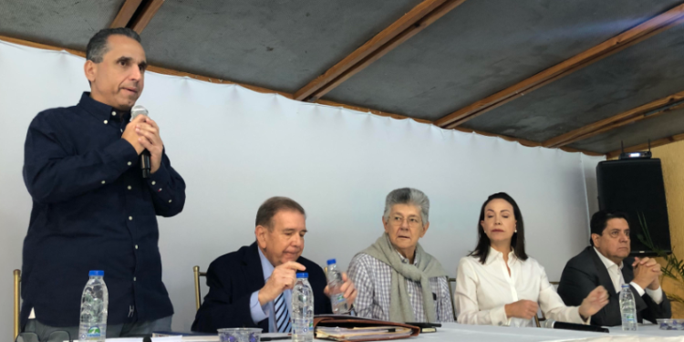 Los adecos del ala de Ramos Allup se reunieron con el candidato Edmundo González y María Corina Machado para organizarse