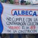 Trabajadores de la empresa Albeca protestaron para exigir mejores condiciones laborales