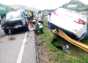 Cuatro lesionados durante dos hechos viales en la ARC
