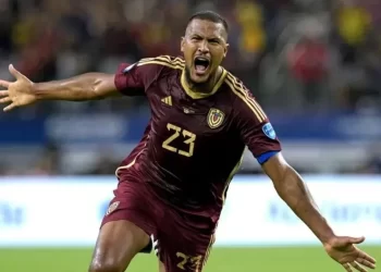 Salomón Rondón ganó la bota de plata en la Copa América