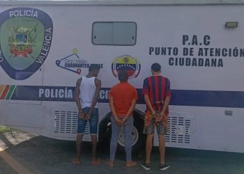 Polivalencia capturó a tres azotes de la comunidad Bendición de Dios en Miguel Peña