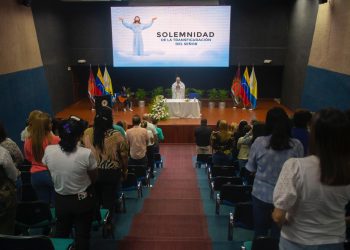La Alcaldía de San Diego celebró misa por Solemnidad de la Transfiguración del Señor y la paz por el país