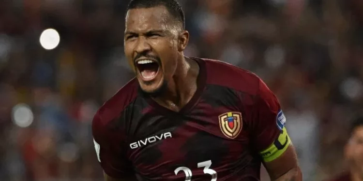 Salomón Rondón es nominado a los premios The Best FIFA