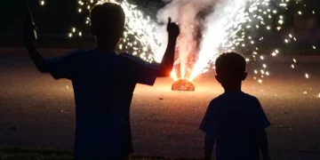 Los menores de edad no deben manipular fuegos artificiales