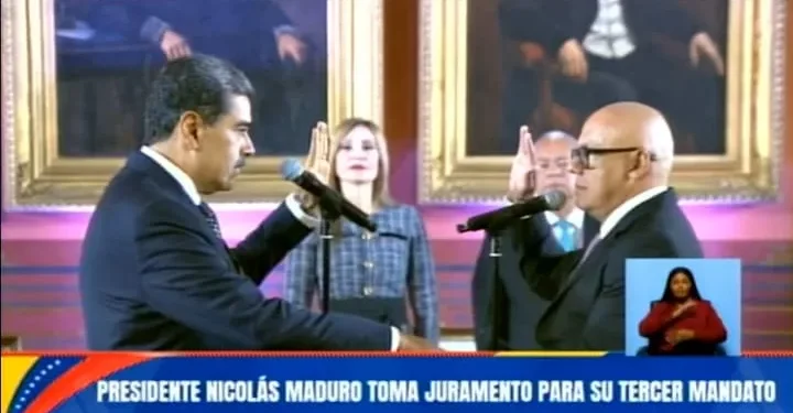 Maduro se juramentó en la Asamblea Nacional hasta 2031