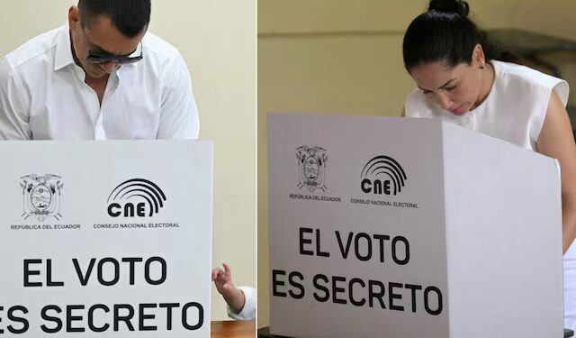 Noboa gana en Ecuador pero no le alcanza: habrá segunda vuelta