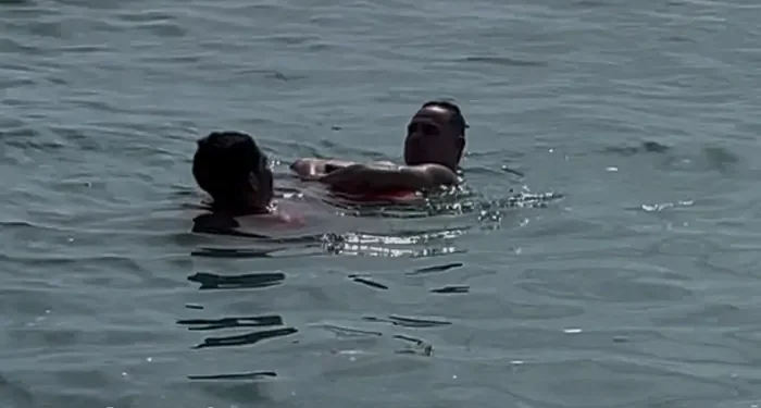 Un comerciante valenciano casi muere ahogado en Punta Brava