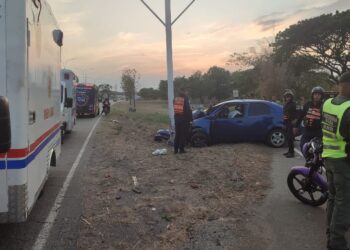 Un fallecido en hecho vial adyacente a distribuidor Divenca