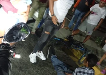 Motorizado atropelló a un ciclista en Los Guayos