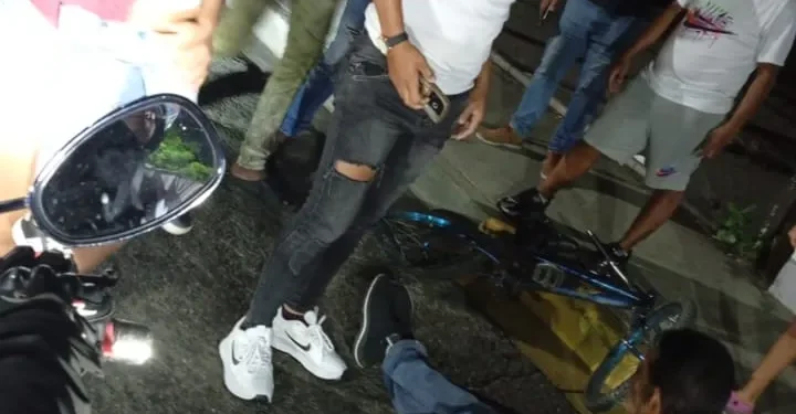 Motorizado atropelló a un ciclista en Los Guayos