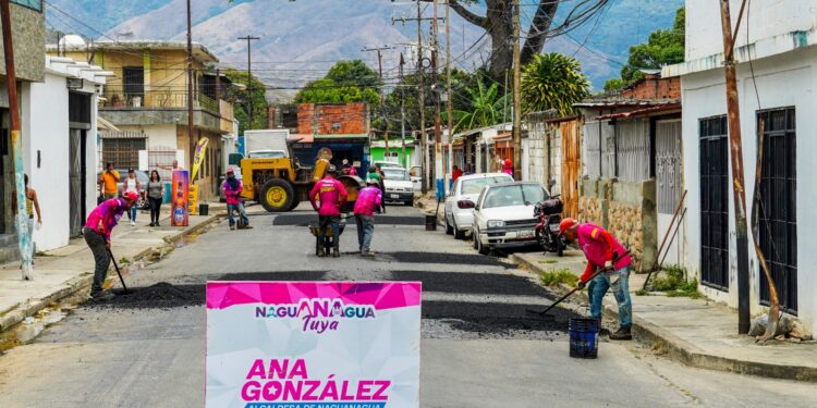 Más de 440 toneladas de asfalto se aplicaron en distintos sectores de Naguanagua