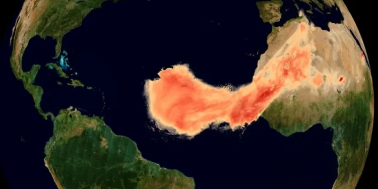 Nube de polvo del Sahara afectará Venezuela hasta el 18 de abril