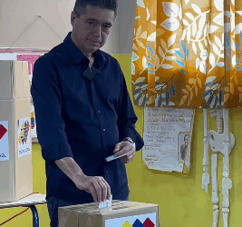 Ylidio Abreu participó en el simulacro electoral este fin de semana