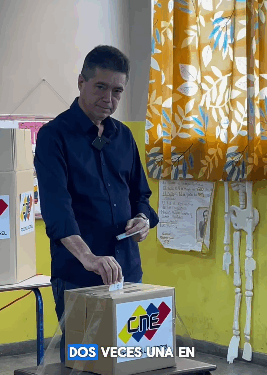 Ylidio Abreu participó en el simulacro electoral este fin de semana