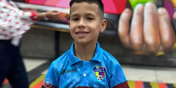 El niño Martín Ramírez participará en la Madcup Football Madrid