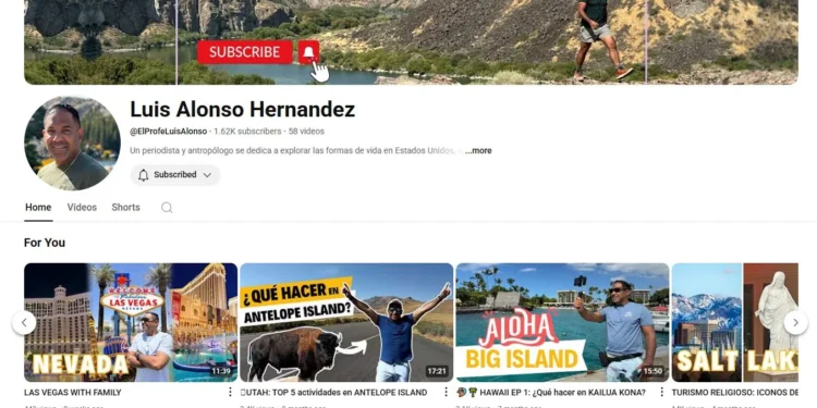 Luis Alonso: el Youtuber venezolano que se abre paso en Estados Unidos