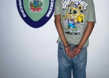 Policía de Valencia capturó a hombre por robo a mano armada