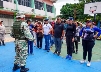 Elizabeth Niño lideró Simulacro de Protección Civil en Naguanagua
