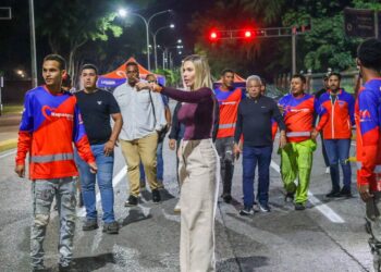 Alcaldía de Naguanagua inicia trabajos de demarcación vial