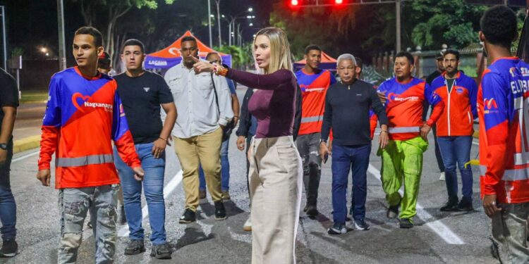 Alcaldía de Naguanagua inicia trabajos de demarcación vial