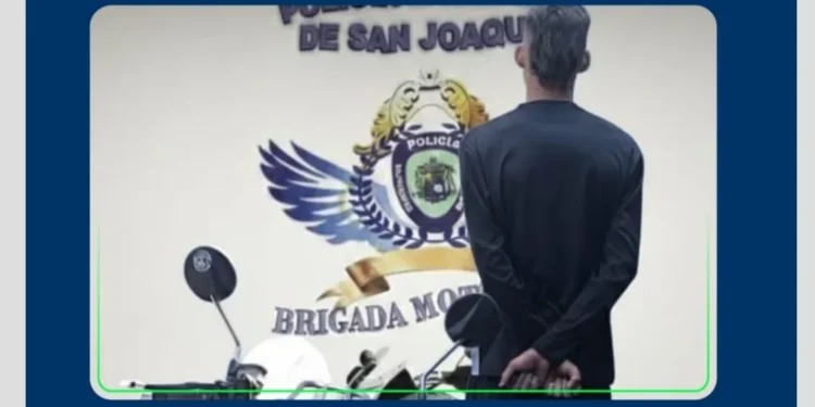 Capturado hombre por realizar motopiruetas en San Joaquín