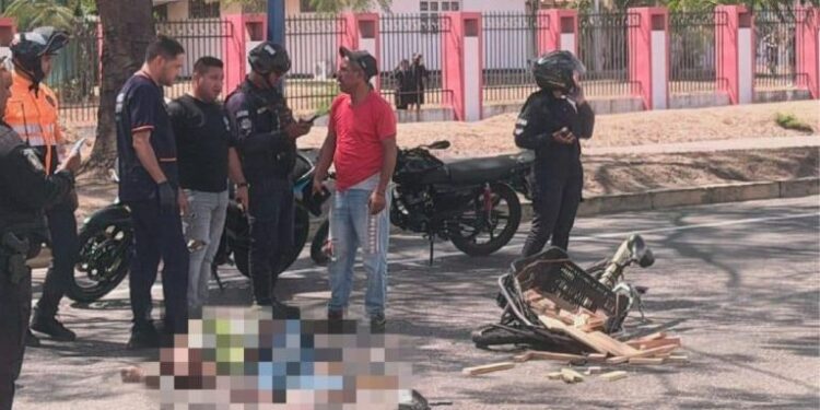 Murió el ciclista que fue arrollado por una gandola