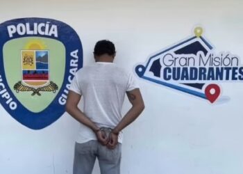 Detienen a un sujeto por agredir a su pareja en Guacara