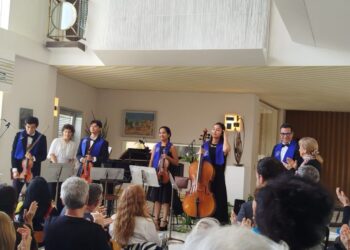 Cuarteto de cuerdas del Consermuca participó en el Centenario del maestro Gonzalo Castellanos Yumar